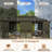 20 ft. W x 12 ft. D Outdoor Hardtop Sunroom Gazebo – Fully Enclosed Aluminum Solarium with Sliding Doors, Slideable PE Screen Windows,  All-Season Pergola with Galvanized Steel Double Roof for Patio, Deck & Hot Tub-124583475