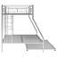 Lit simple sur lit double avec structure en acier robuste, lit gigogne simple et échelles à deux côtés pour une utilisation pratique-1713708644