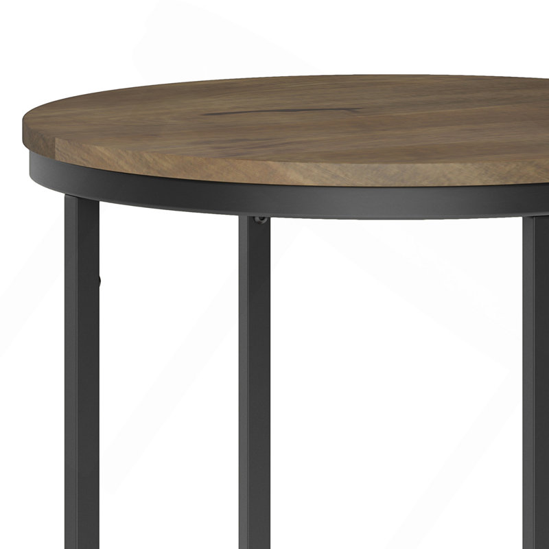 Round Side Table - Warm Grey