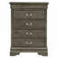 Coffre de rangement gris élégant-759495698