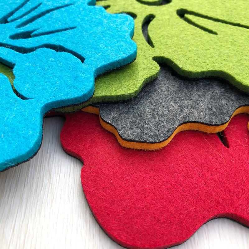 Polyester 4 Piece Coaster Set
