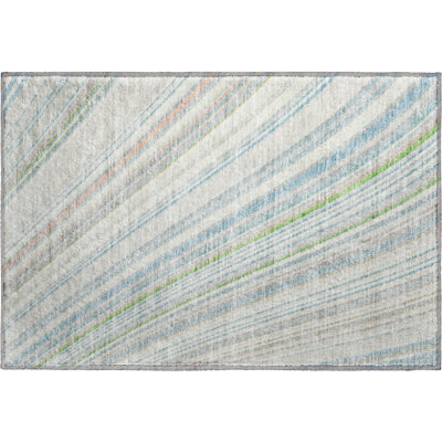 Premium Machine Washable Prisco Ivory Rug