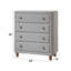 Commode de chambre à coucher 4 tiroirs rembourrés