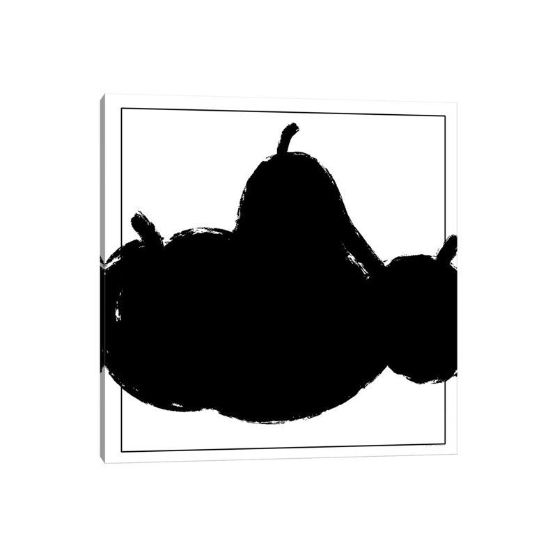Black Fruits by Art Mirano - Wrapped Canvas Painting, 45.72 cm H x 45.72 cm W