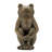 12''H MGO Bronze Squatting Frog Statue