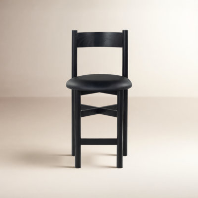 Zoyah Tayla Leather Counter Stool