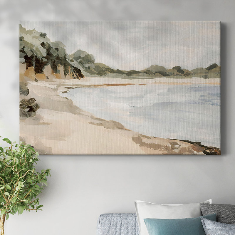 Toile tendue avec châssis Bluff Bay II, H 12 po x l 18 po