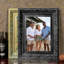 Cadre photo élégant 3 pièces 8 "x 10" noir pour mémoire de voyage