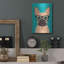 «French Bulldog Teal» par Debbie Gray-1493473019