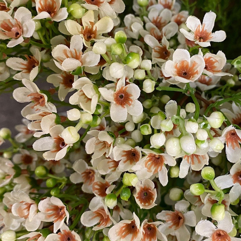 Wax Flowers Artificial Flower, White