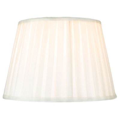 Traditional Classic Faux Silk Pleated Inner Lined Lamp Shade