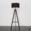 Ismay 149 cm Morrigan Wood Tripod Floor Lamp with Shelf & XL Reni Shade-1931688564-1931688456-1931649187