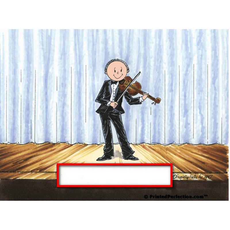 Joueur de violon Folks Personalized, Oui