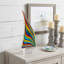 Murano Style Art Glass 13" Rainbow Sailboat