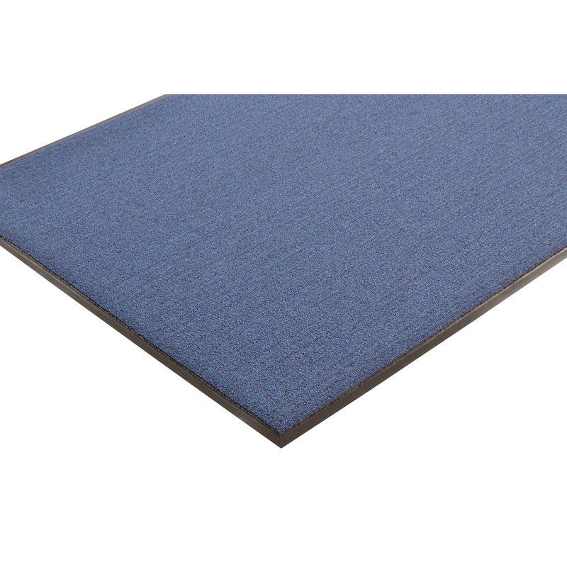 Tapis d'entrée Yoshiko Encore, Bleu, Rectangle 3 pi x 5 pi