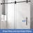66-72 In. W X 76 In. H Single Sliding Frameless Shower Door With 3/8 In. (10mm) Tempered Glass-107225055