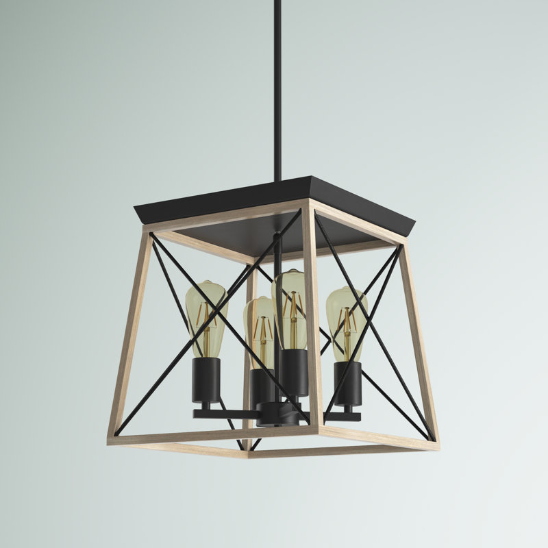 Alexia 4 - Light Dimmable Geometric Chandelier