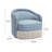 Upholstered Barrel Chair-1521554605