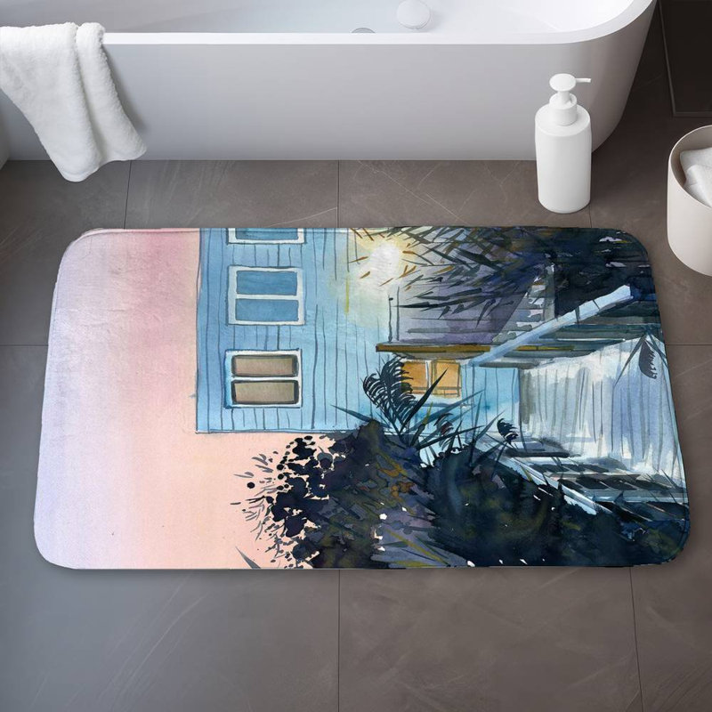 Fechter Microfiber Non-Slip Bath Mat