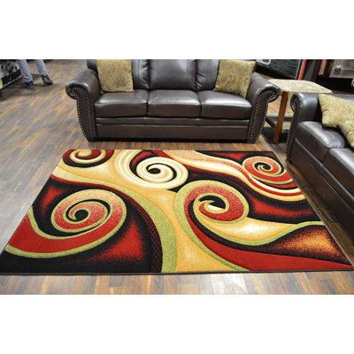 Tapis zone bourgogne/beige Cossey