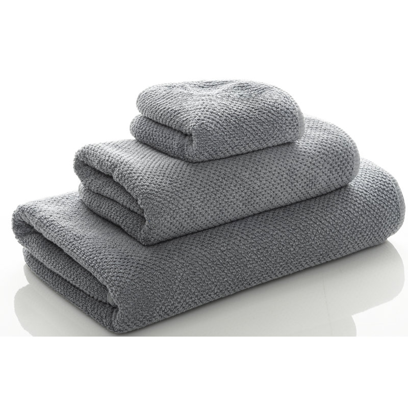 Bee Waffle Waffle Hand Towel, Steel