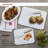 KitchenAid® Classic Nonslip 2 Piece Plastic Cutting Board, White