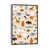 Toile avec cadre argent
