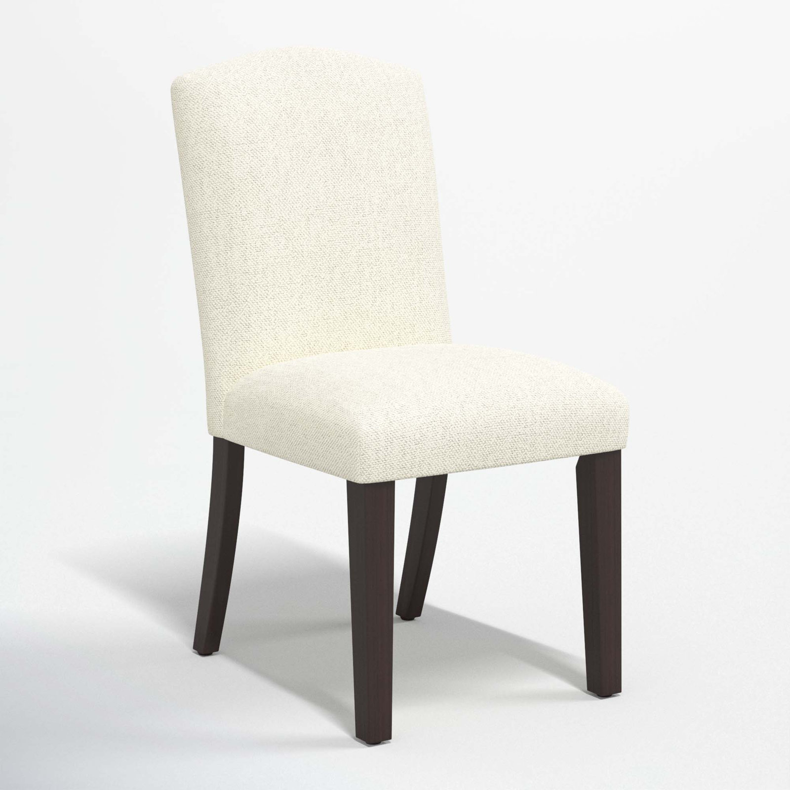 Estrela Linen Parsons Chair, Milsap Canvas Sustain® Tweed, Espresso