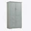 Armoire de rangement avec portes et trois tiroirs pour la salle de bain-1128938928