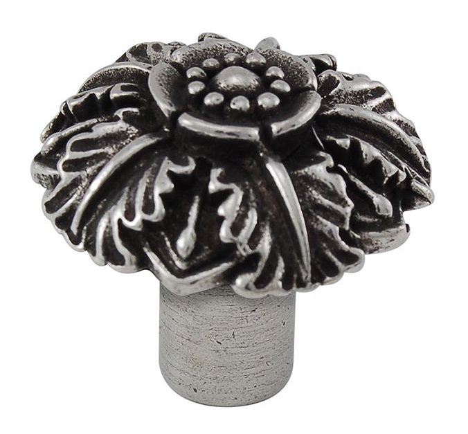 Poignée fantaisie Carlotta, H 1,25 po x l 1,25 po x P 1,25 po, Nickel satiné
