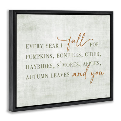 "Every Year Fall", art mural encadré flottant par Natalie Carpentieri