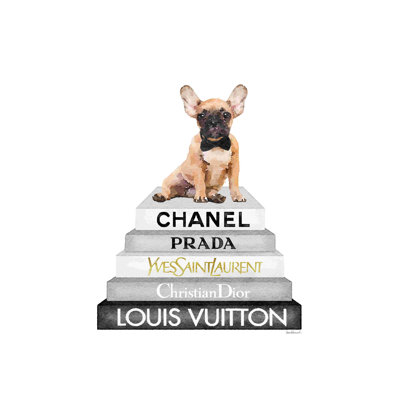 Fauve Frenchie - impression sur toile tendue