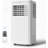 3 In 1 8000 BTU Portable Air Conditioner with Dehumidifier & Fan, 2 Fan Speeds, 24H Timer, Remote Control, Energy Efficiency