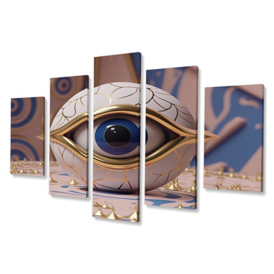 Nava - Modern Wall Art Print - 5 Panels