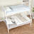 Metal Bunk Beds Twin Over Full Size Sturdy Design with Safety Guardrails Ideal for Kids & Teens-1176320419