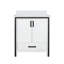 Meuble-lavabo blanc 30 po X P 22 po D, avec plateau en marbre de culture