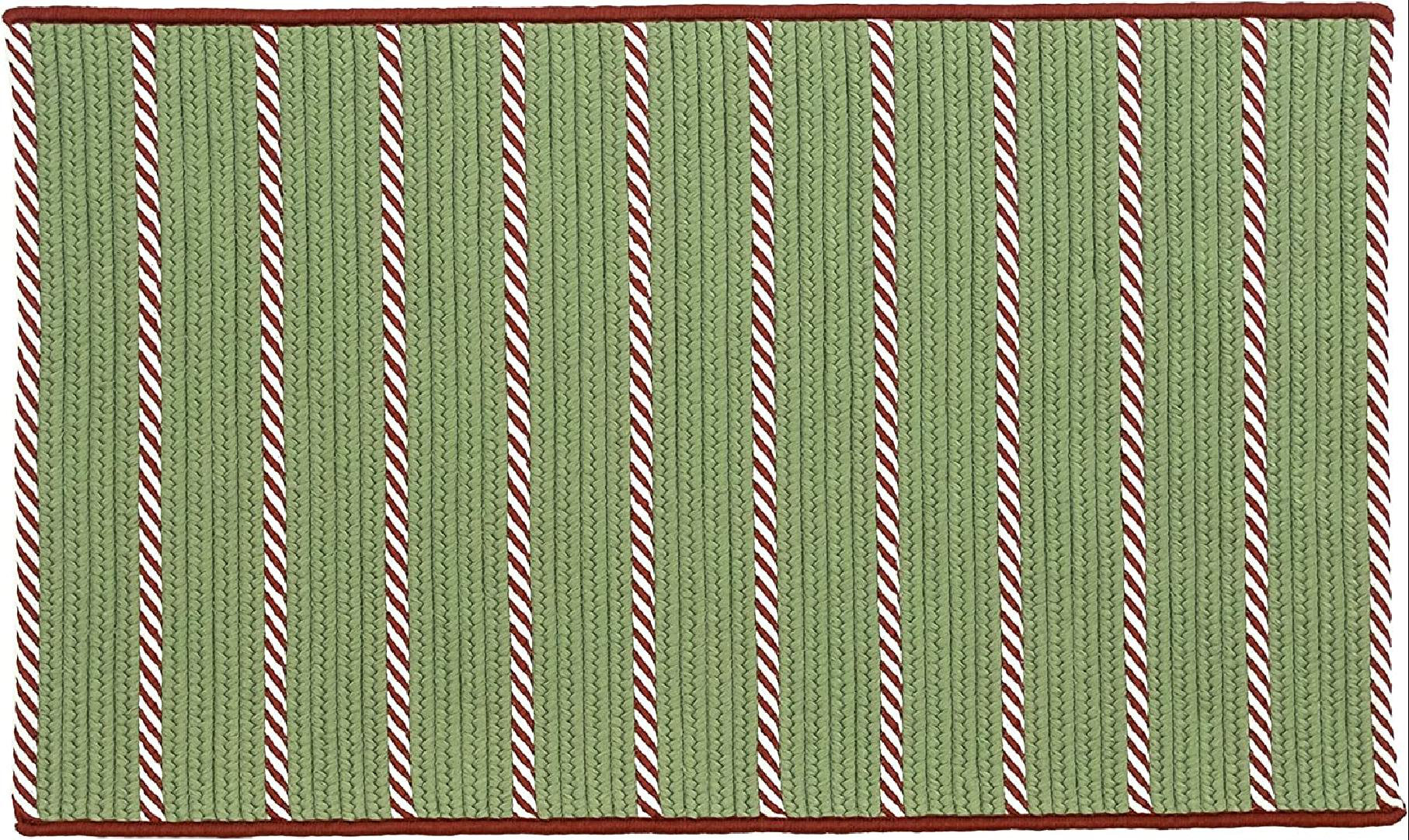 The Holiday Aisle® Ellin Rectangle Striped Handmade Rectangle 2.25Ò x 3 ...