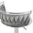 Ginko Modern Swivel Bar Stool with Backrest, Adjustable Height Kitchen Island Stool with Upholstered Seat and Footrest,-93498216-90489190