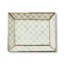 Sterling Check Small Glass Tray