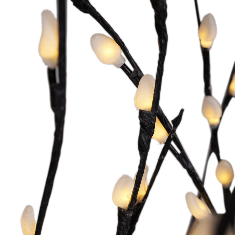 Branche de saule florale à 144 lumières DEL