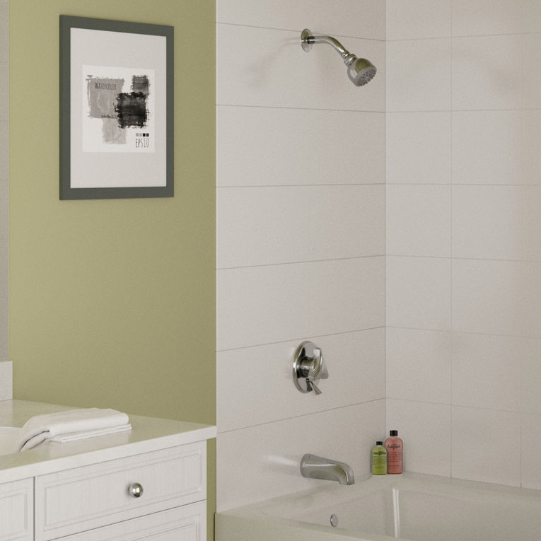Robinet de douche à poignée à pression équilibrée Origins Temptrol