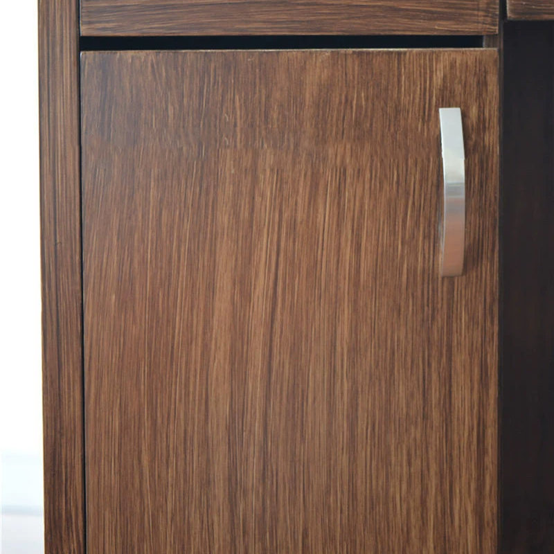 Bureau de réception rectangulaire en bois manufacturé Retro