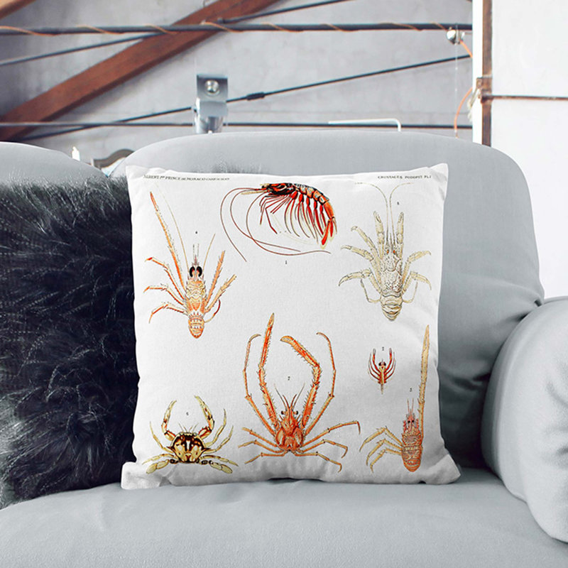 Square Throw Cushion, 40cm H x 40cm W x 15cm D