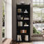 Bibliothèque modulaire H 71 "x l 157" avec portes en verre