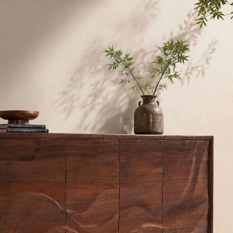 Home Retro Solid Wood Sideboard