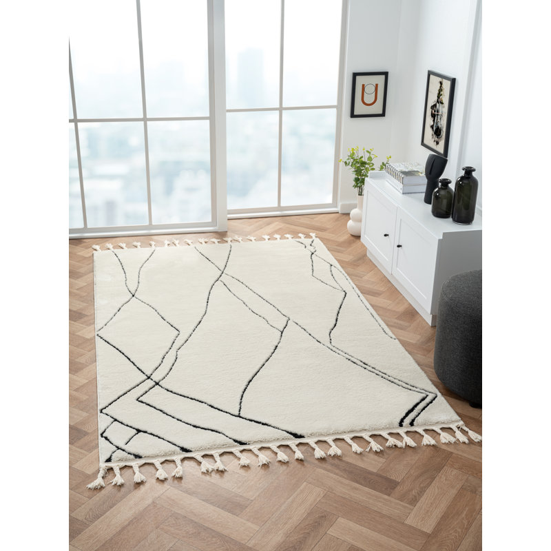 Magic Tapis white Rug, Rectangle 140 x 200cm