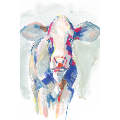 Fluorescent Farm I by Jennifer Paxton Parker - Wrapped Canvas Painting