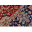 Tapis unique rouille / bleu 6 pi x 7 pi 11 po Dorn