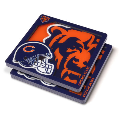 NFL 3D Logo Series Coasters