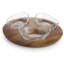 Nambe Vie Triple Snack Set